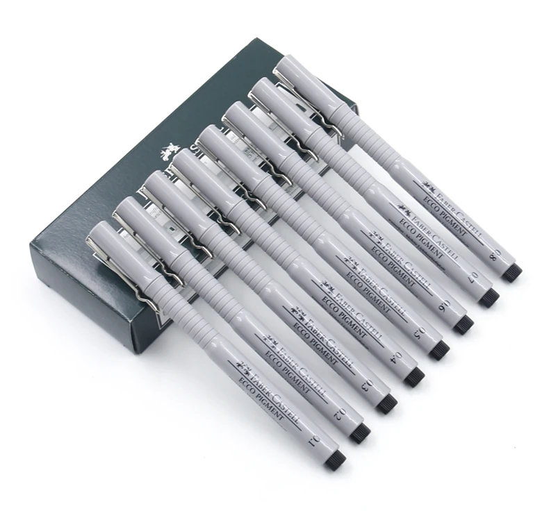 Ручка игла Faber castell 166799 для рисования скетчей 0 1/0 2/0 3/0 4/0 5/0 6/0 7/0 8 мм|fine point pen|pen