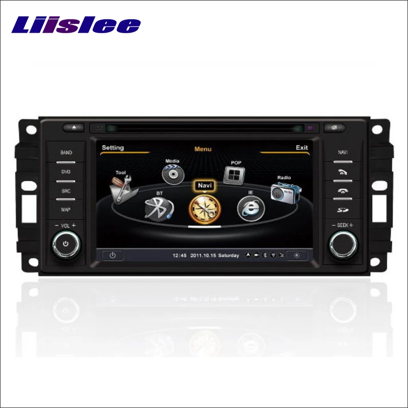 Автомобильный радиоприемник DVD-плеер GPS-навигация карта навигации для Jeep Liberty 2008 ~