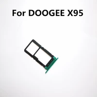 new original for doogee x95 cell phone sim card holder tray card slot for doogee x95 smart cell phone