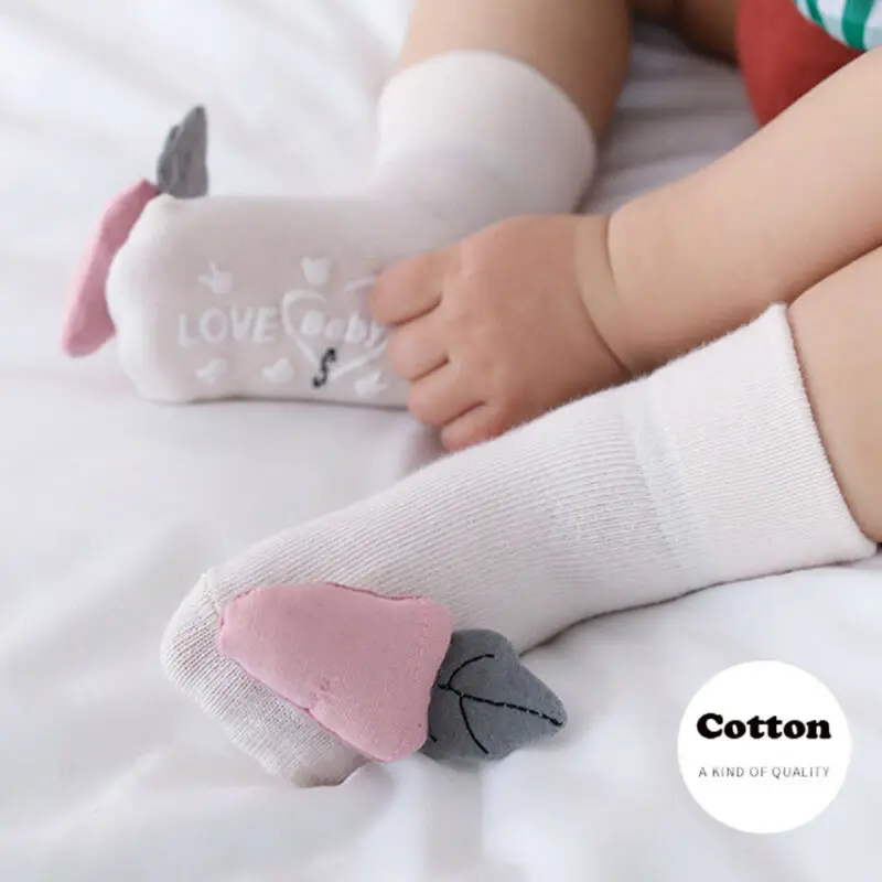 Baby Girls Boys Cute Cartoon Non-slip Socks Cotton Toddler Floor Kids Slipper Soft Autumn Winter Sock |
