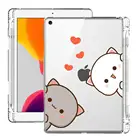 Чехол для ipad 7-го поколения с милым мультяшным котом для Air 4 ipad 6-го поколения с держателем для карандашей 9.7 ipad Pro 12,9 2020 прозрачный чехол Mini 5 Pro 11 2018