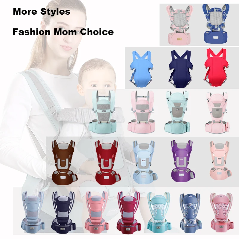 Эргономичная переноска для малышей детский слинг кенгуру на лицевой стороне