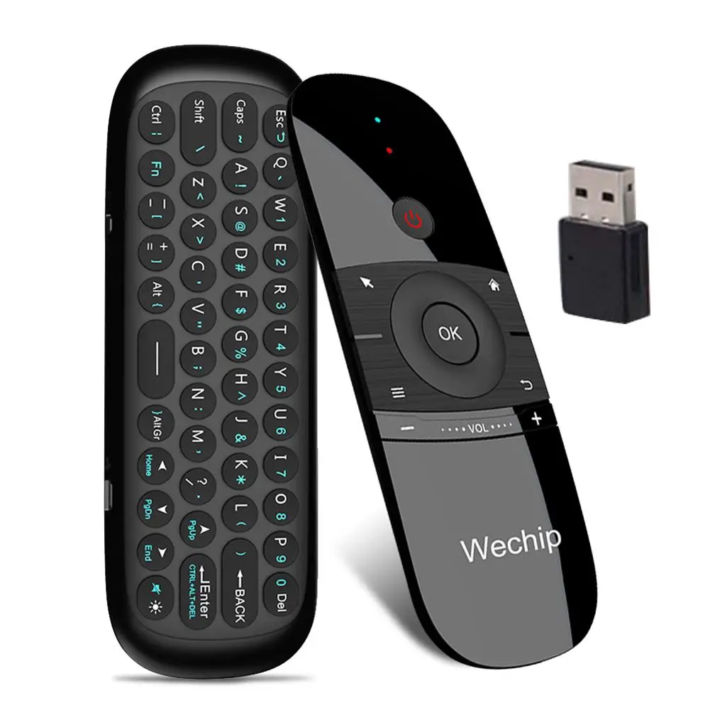 W1 Ultra-slim 2.4G Wireless Keyboard Motion Sense Air Mouse Controller for Laptop Smart TV PC Android TV BOX Drop shipping