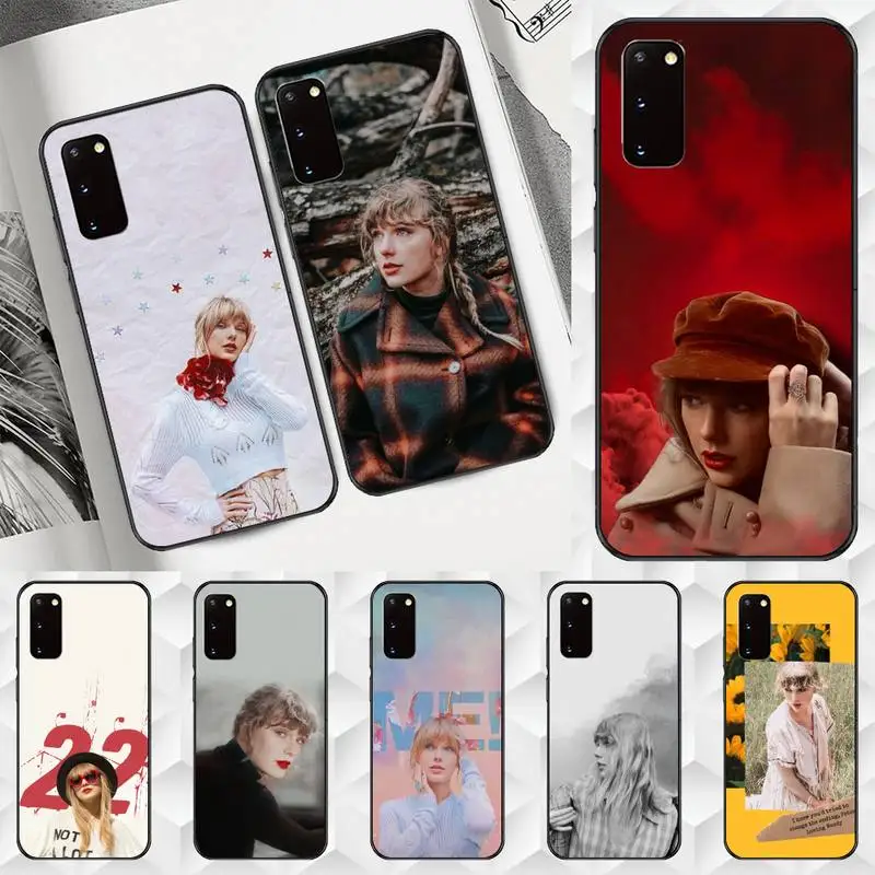 

Sexy Singer Taylor Swifts Phone Case TPU For Samsung S6 S7 S8 S9 S10 Plus S20 S21 S30Ultrs Fundas Cover
