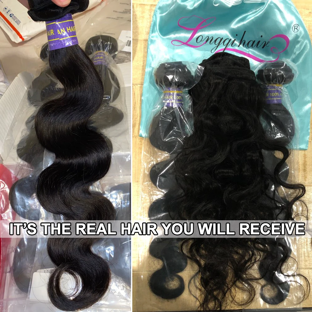 Волосы LQ перуанские пучки волос 3 шт. натуральный цвет волнистые волосы Реми