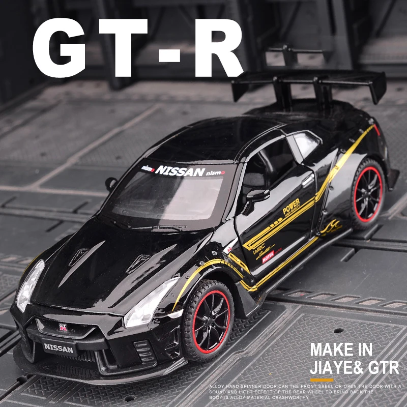Бесплатная доставка новинка 1:32 NISSAN GT-R R35 модель автомобиля из сплава игрушечные