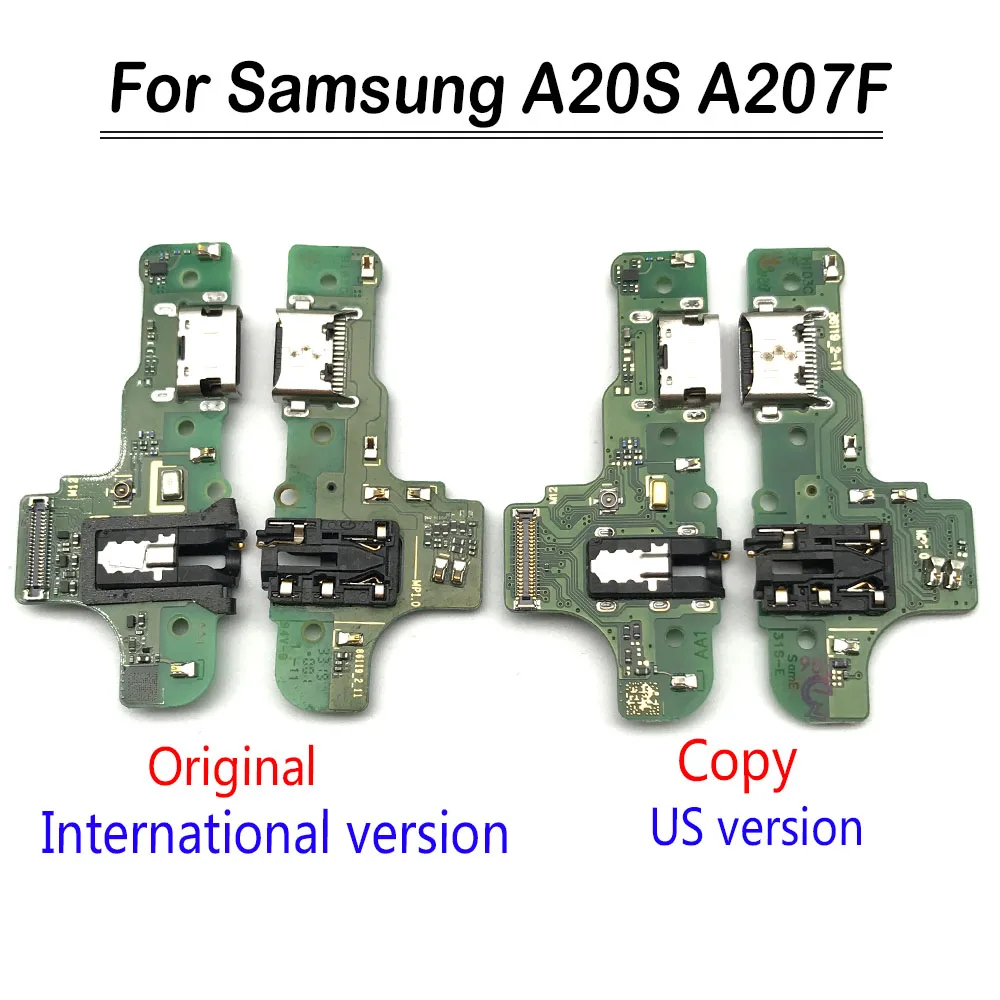 

Для Samsung Galaxy A20S A207 USB-порт для зарядки док-станция для зарядки гибкий кабель с микрофоном для Samsung A20S A207F