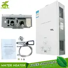18L 36KW проточный газовый водонагреватель Портативный сжиженного нефтяного газа мгновенного горячей воды нагреватель котел открытый кемпинг душ с Насадки для душа