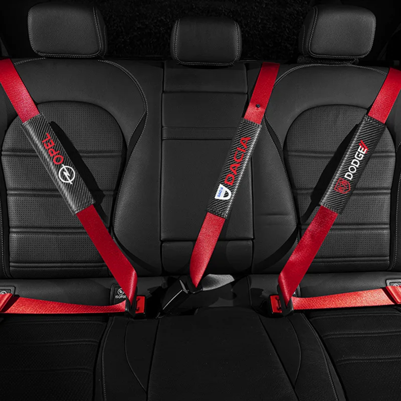 

1/2Pcs Car Seat Belt Shoulder Pad PU Leather Cover Cushion Padding For Mercedes Benz Jeep VW Skoda Peugeot Toyota Honda Nissan