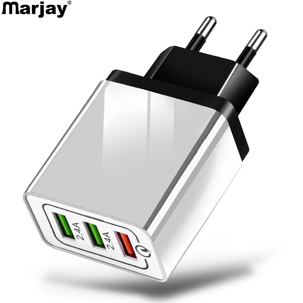 Зарядное устройство с 3 USB портами QC 0|Зарядные устройства для телефонов| |