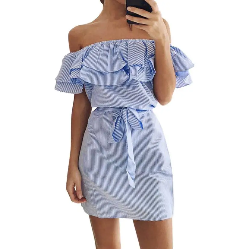 Женское джинсовое платье с карманами на пуговицах Повседневные Вечерние платья