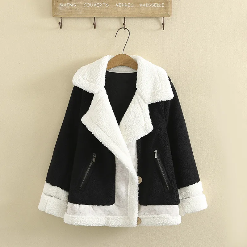 Искусственное плюшевое пальто больших размеров для женщин 5XL зимняя куртка с