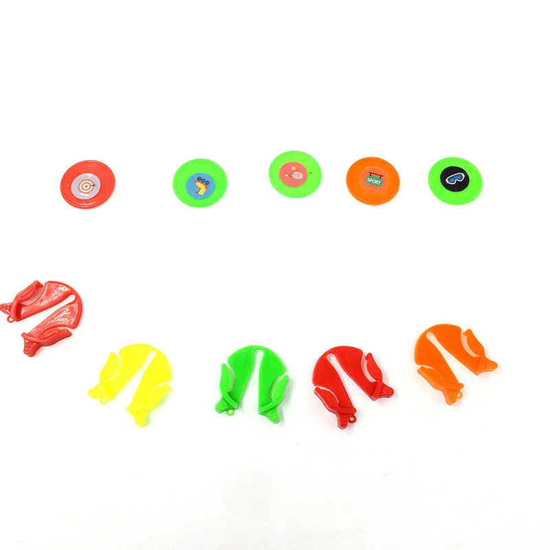 

2020 New Exotic Children's Finger Squeeze Flying Toy Elastic Film Game Plastic Ejection Toy For Kids Ejection Toy 50pcs