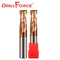 1pc end mill milling cutter 2 flutes hrc55 tungsten solid carbide cnc straight shank flat mill 1234568101214161820mm