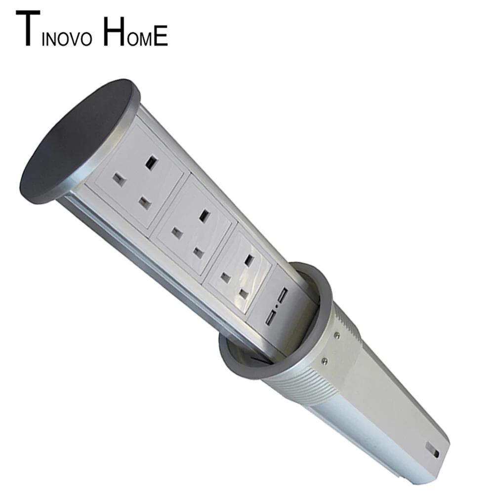 Британская розетка для дома/офиса/кухни настольная пневматическая с медленным