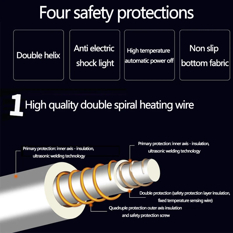 Автомобильная подушка для сиденья с быстрым подогревом 12 В Электрический коврик