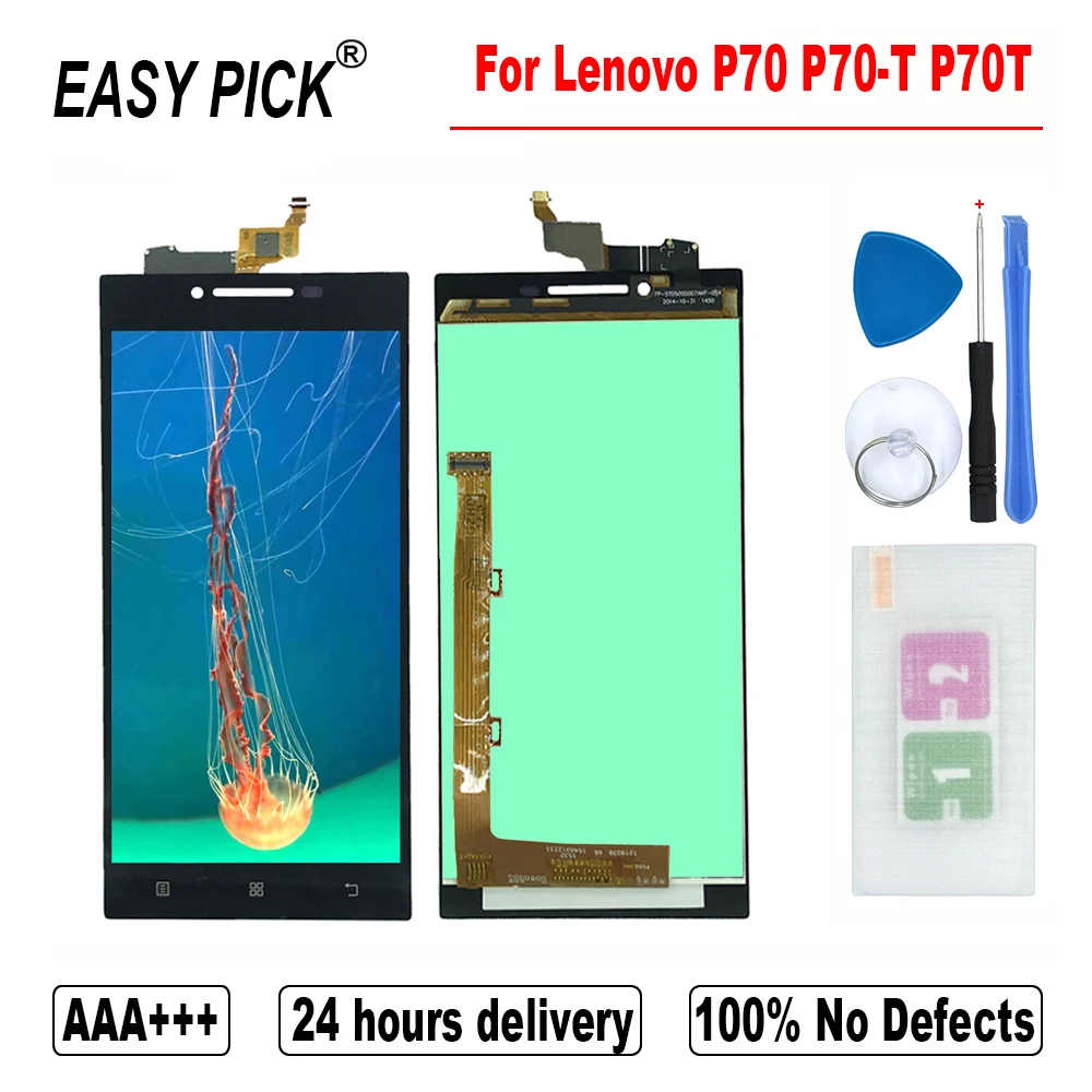 ЖК-дисплей для Lenovo P70 P70T сенсорный экран дигитайзер в сборе с рамкой инструменты