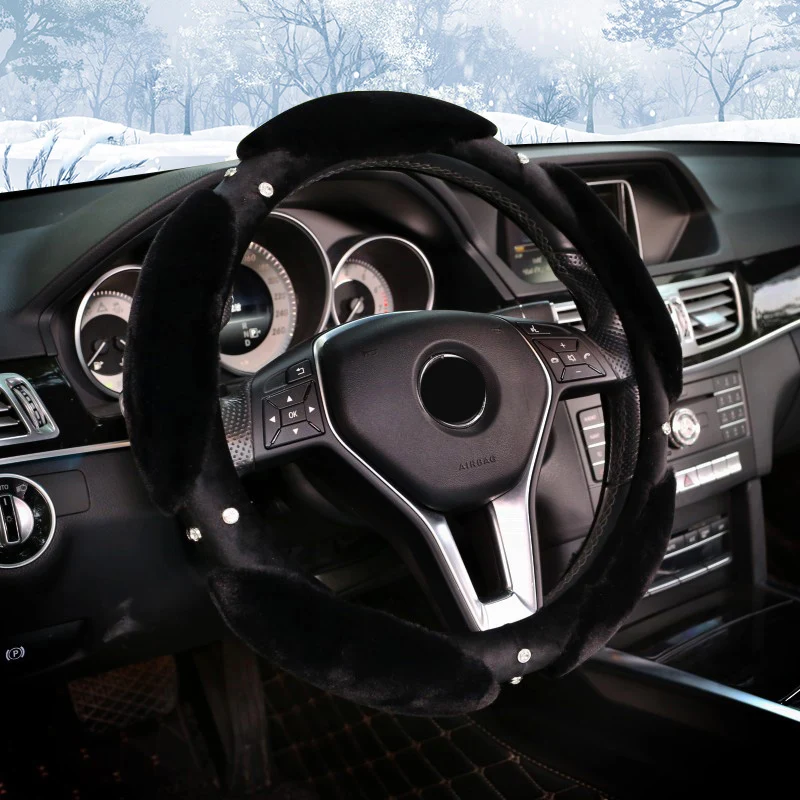 2019 новый с украшением в виде кристаллов Стразы чехол рулевого колеса автомобиля