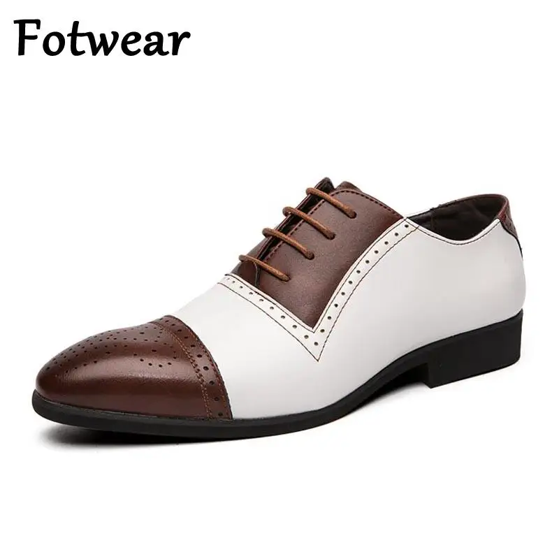 

Luxury Brand Wedding Dress Shoes Men Big Size 48 47 Mens Brogue Shoes Lace Up Business Formal Leather Shoes Party Brogues Male
