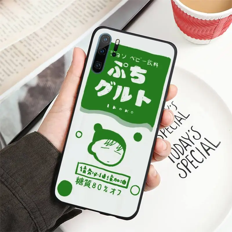 

Japanese Korean Couple cute Phone Case For Huawei honor Mate P 10 20 30 40 i 9 8 pro x Lite smart 2019 nova 5t