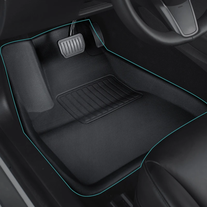 

Специальная Накладка для ног Tesla, модель 3, водонепроницаемый нескользящий коврик для багажника, модифицированные аксессуары из ТПЭ и XPE, пол...