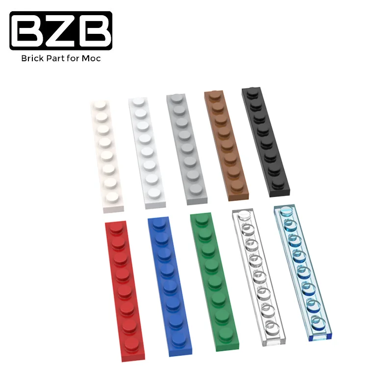 

60 шт. BZB MOC 3460 1x8 доска, строительные блоки, модель высокотехнологичных деталей, Детские мозговые игры, «сделай сам», высокотехнологичные игру...