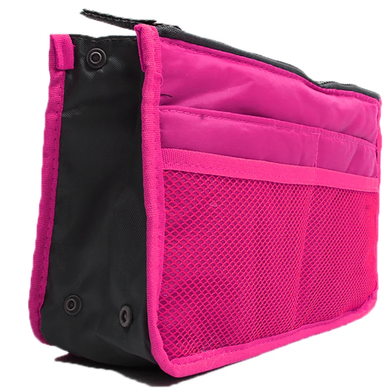 

Multi Colors Bag In Bag Makeup Handbag Organizer Insert Handbag Multi Functional Women Cosmetic/Travel Bags