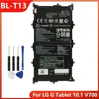 original tablet battery bl t13 for lg g tablet 10 1 v700 blt13 replacement rechargable batteries 8000mah with free tools