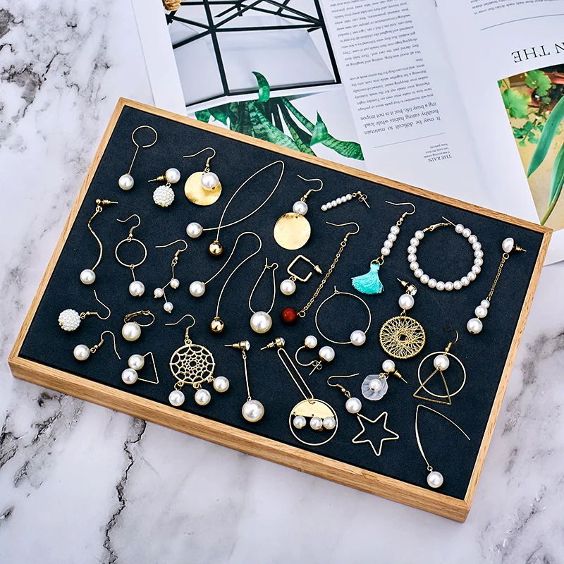 Женские Геометрические серьги подвески QCOOLJLY с искусственным жемчугом круглые