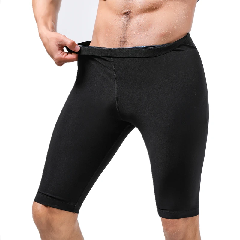 

Gym Sauna Pants Shorts Waist Trainer Corset Thigh Trimmer Belt Men Hot Sweat Slimming Modeling Strap Weight Loss Legging Shapers