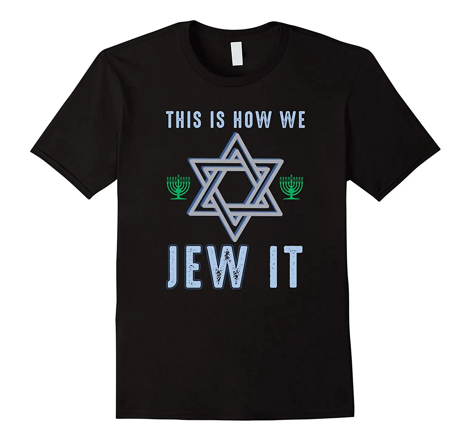 2019 модная мужская футболка Yamaka Tees This Is How We Jew It со звездой Израиль рубашка|Мужские