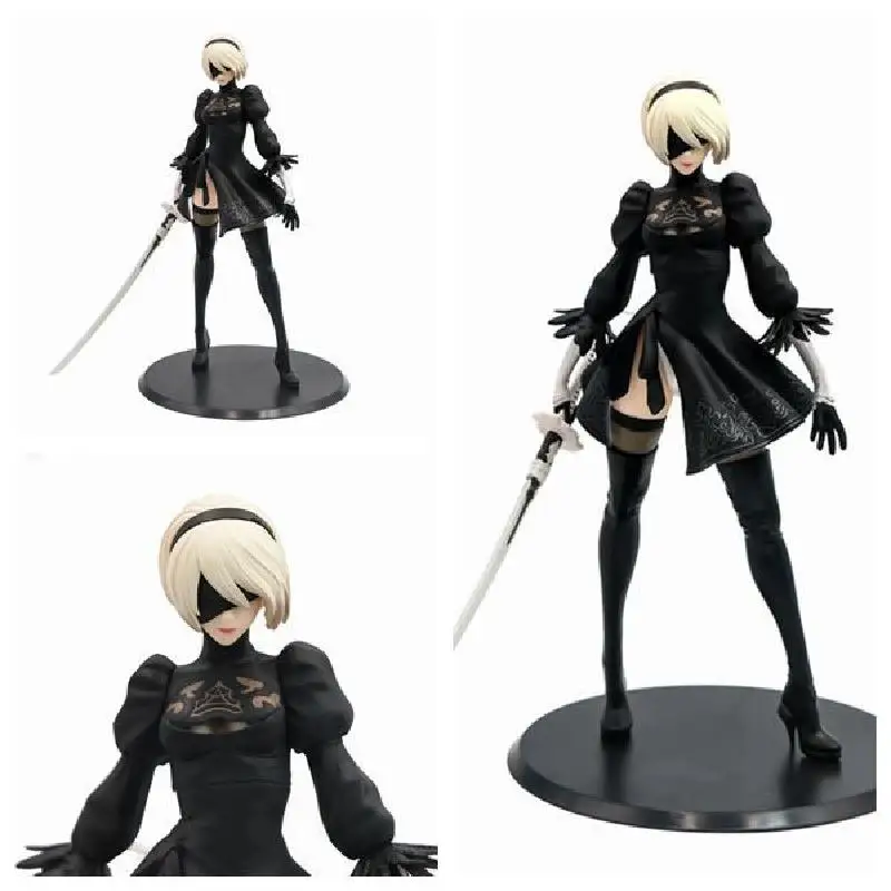 Экшн фигурка Nier Automata Yorha No.2 тип B 2B боевой меч игрушка из ПВХ коллекционная кукла