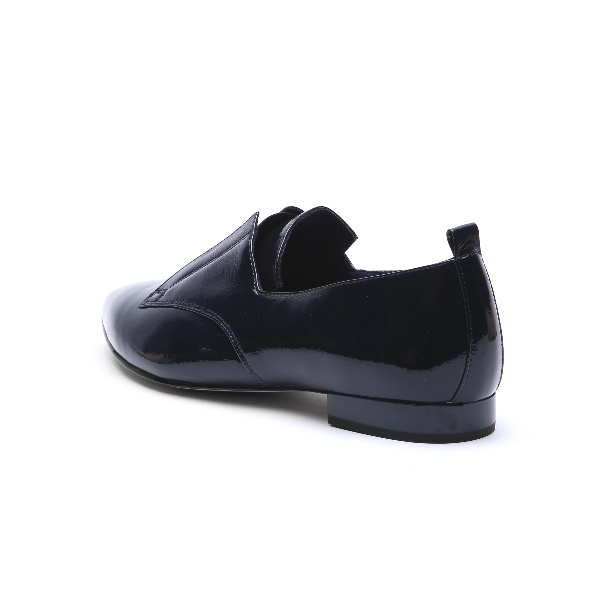 Новые кожаные лакированные туфли Tanariya Королевского синего цвета с острым носком