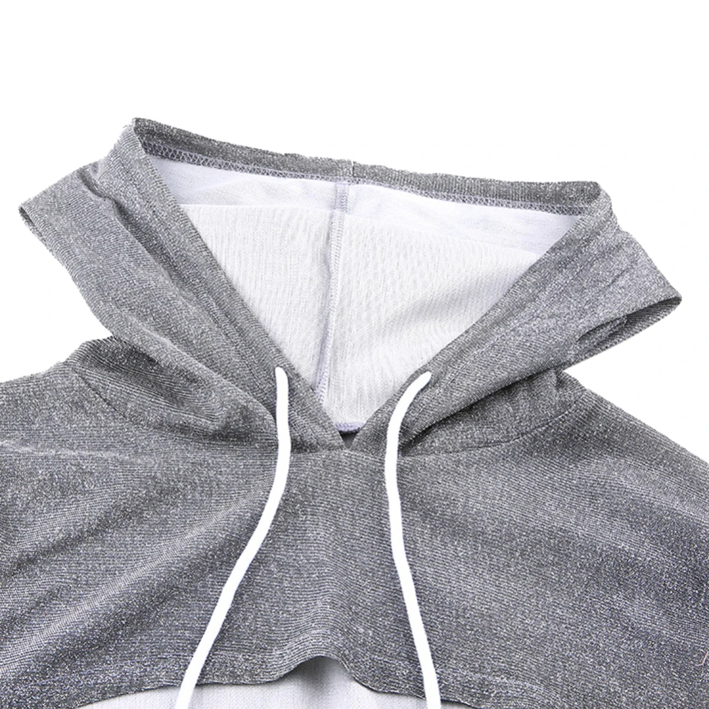 Женская тонкая Толстовка с длинным рукавом оригинальная повседневная Короткая