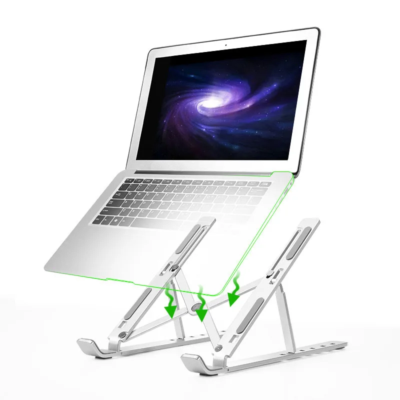 Держатель для ноутбука MacBook Air Pro подставка Настольный кронштейн складная
