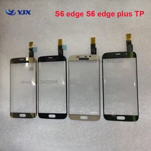 Mobile Phones Lcd Digitizer TP For Samsung Galaxy S6 Edge Plus Touch Screen Outer Glass Lens With Flex Cable Replacement Parts