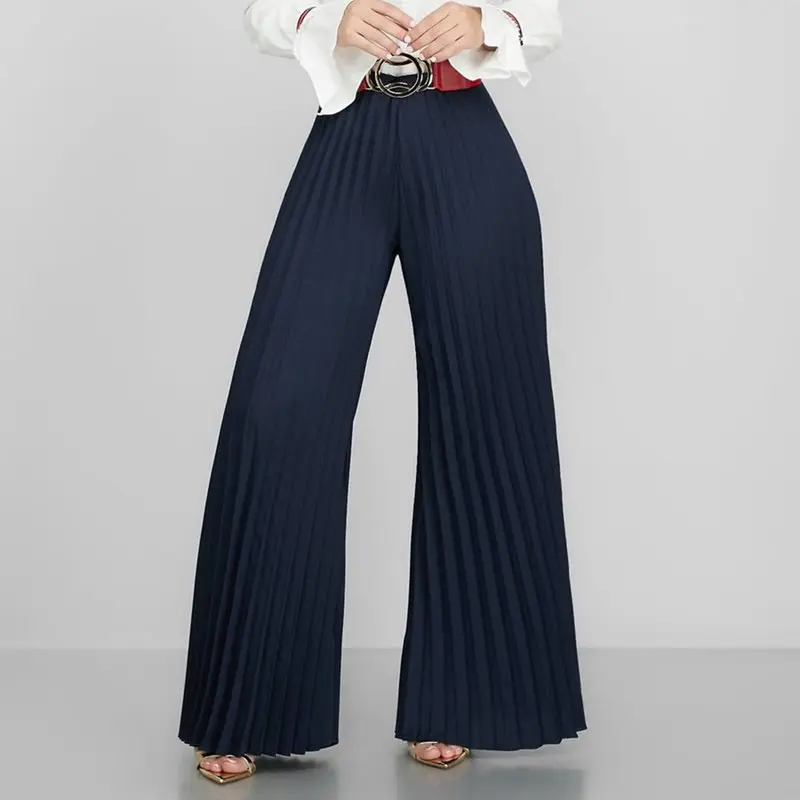 Африканский плиссированные брюки с широкими штанинами Офисные женские туфли