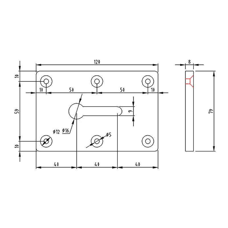

Pliers Fixing Fixture Mounting Plate Woodworking Table Fixture Fixing Plate for Clamp Installation