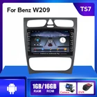 Автомобильный dvd-плеер на основе Android FM-радио для Benz W209 W203 W210 W168 1998-2005 GPS бесплатная карта WIFI BT USB Carplay светодиодная светодиодный DVR