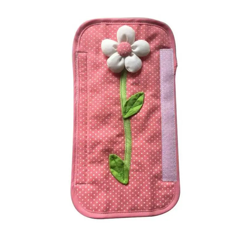 

Refrigerator Handle Cover Flower Polka Dot Print Fridge Accessories Gloves Decor Kitchen Refrigerator Handle Cover Handle D W1I2