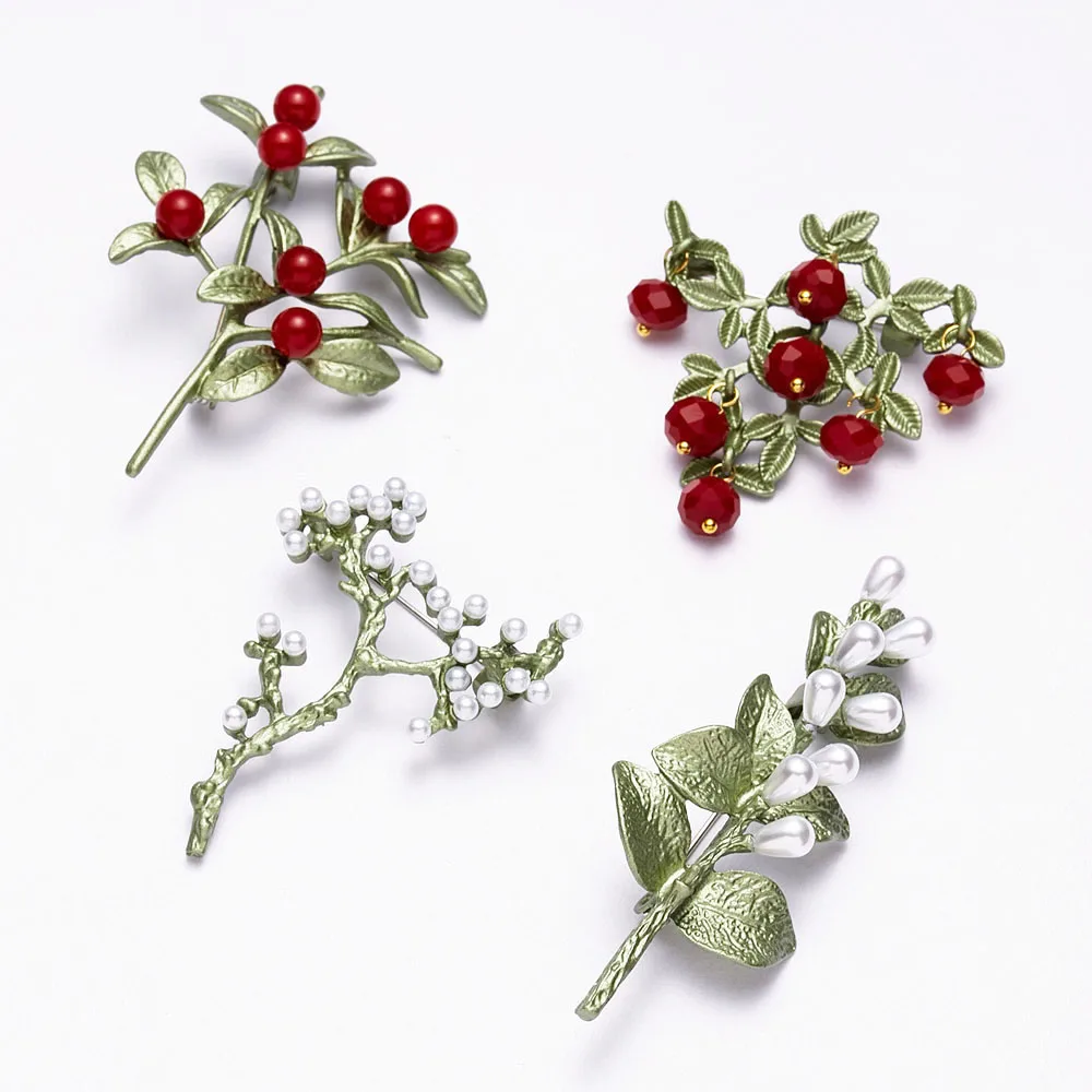 Новое поступление броши булавки искусственный жемчуг гвоздика растение цветок