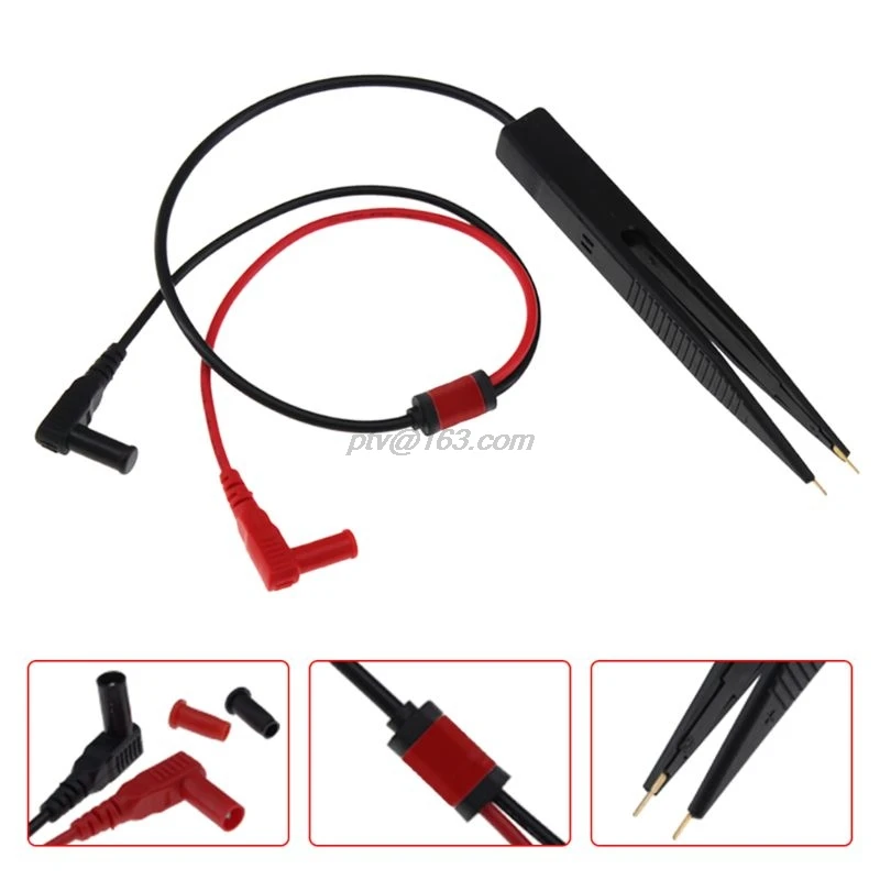 SMT SMD Chip Resistance Test Clip Grip свинцовый зонд мультиметр измеритель конденсатор пинцет |