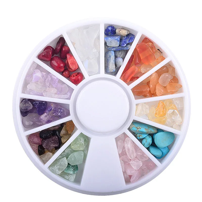 

DIY Embellishments Nail Art Decorations Colors Fruit Clay Pottery Resin Drill Mixed Turntable Manicure Nail Art Accessories
