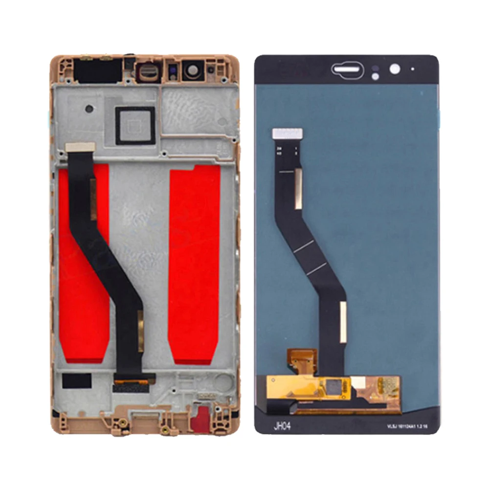 5," lcd для huawei P9 Plus дисплей с рамкой Замена для huawei P9 Plus lcd кодирующий преобразователь сенсорного экрана в сборе EVA-L09 VIE-L09