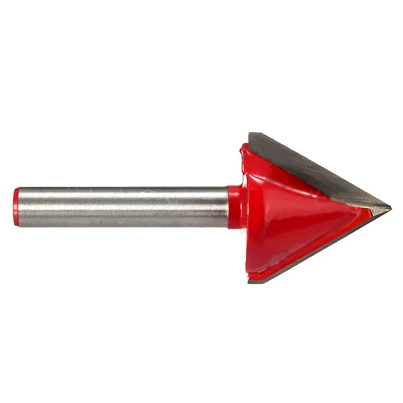 

Фреза Вольфрамовая с V-образным пазом для гравировки, 60 градусов, хвостовик 6 х22 мм, 1 шт.