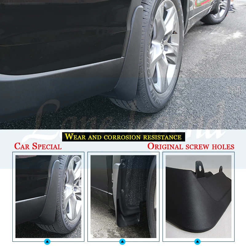 Передние и задние Литые Автомобильные Брызговики для Mitsubishi Outlander 2013 2014 2015 крыло