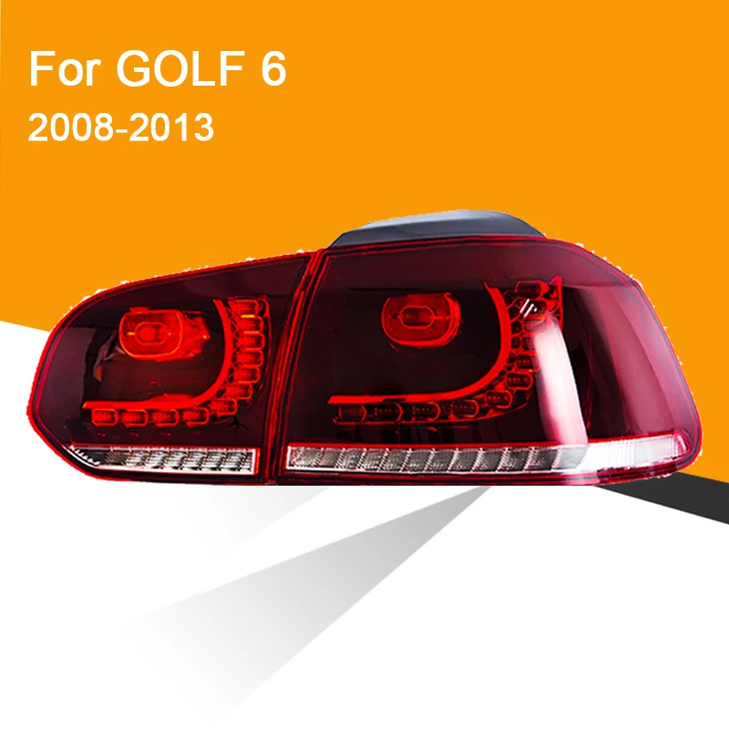 Светодиодный задний фонарь для Golf 6 2008 2009 2010 2011 2012 2013 светодиодный поворотный
