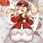 30*22 см Новый Аниме Genshin Impact Klee фигурка 3d аниме девушка мягкий гелевый игровой коврик для мыши Коврик для мыши отдых на запястье подарки мужчины игрушки