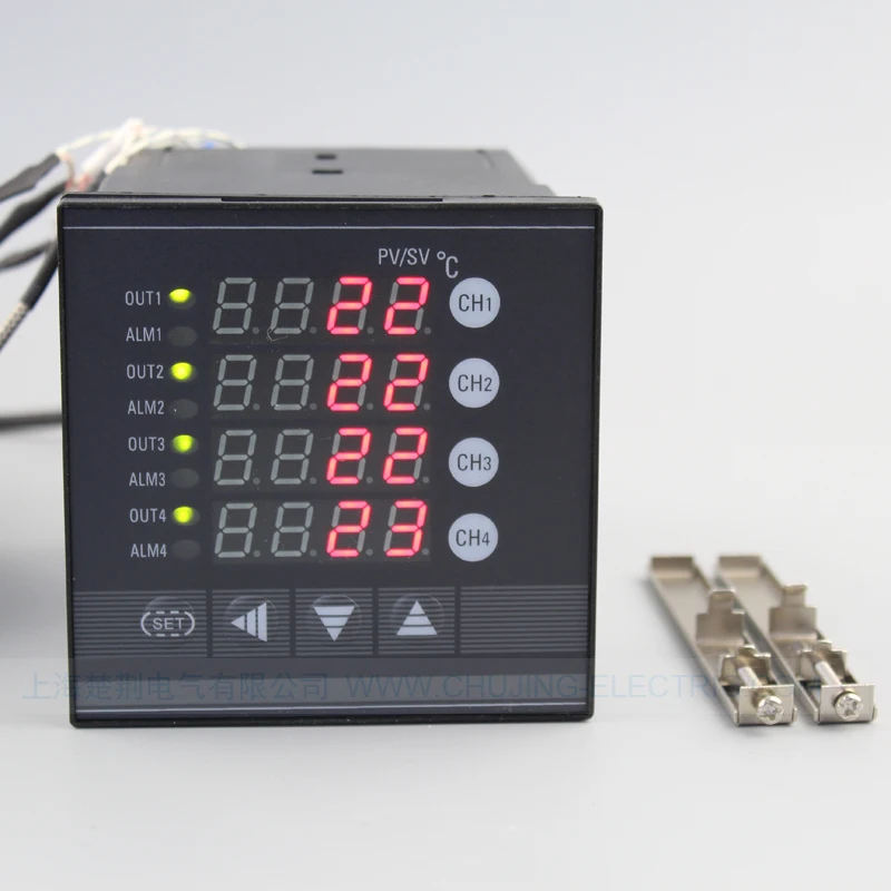 Релейный выход 4 канальный цифровой термостат с датчиками|digital thermostat|temperature