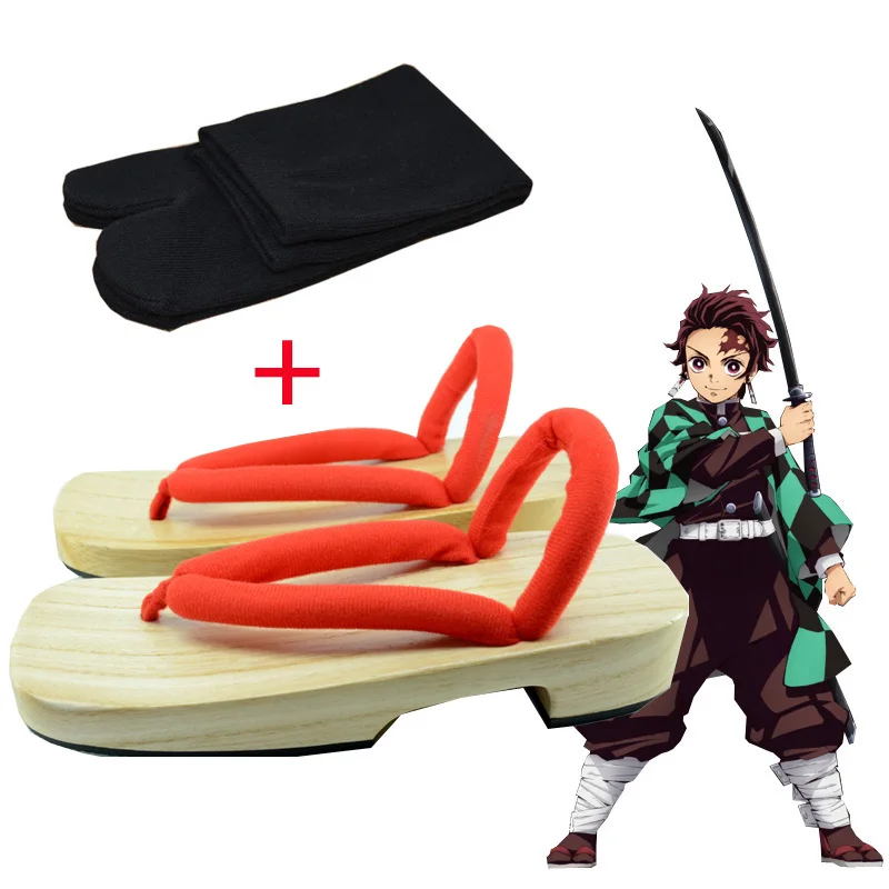 DIOCOS рассекающий демонов Geta Kimetsu no Yaiba Nezuko косплей костюм обувь Tanjirou Shinobu Kochou Zenitsu